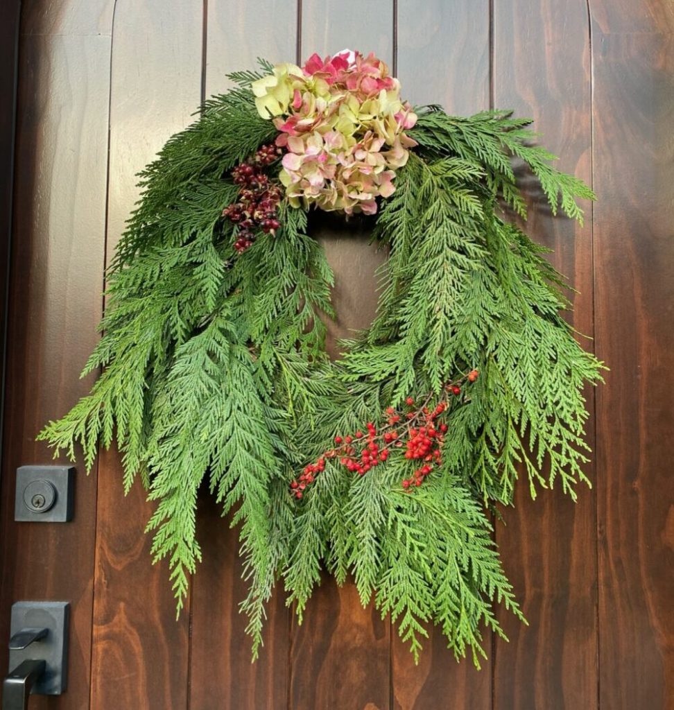 sustainable Christmas wreath 2020
