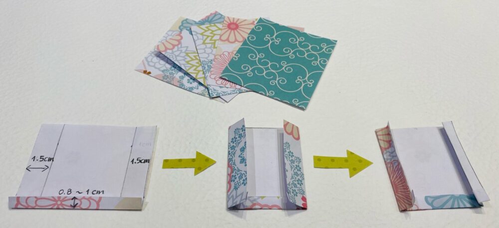 fold paper for pockets