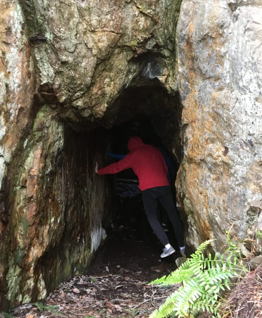 investigation in a cave