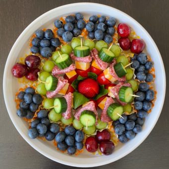 simple finger food to add color for healthy eating