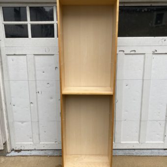 a tall book shelf