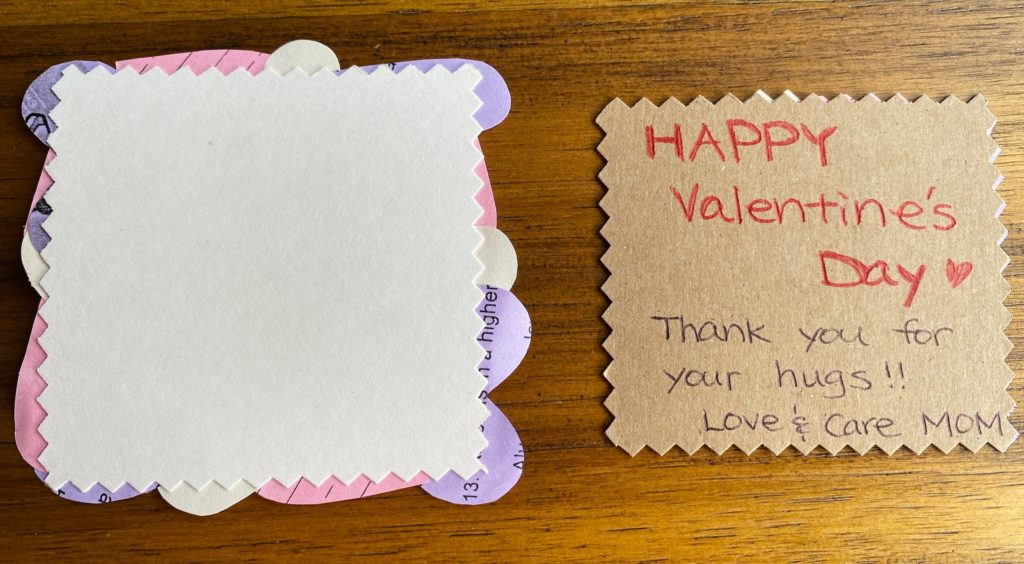 heart cards for Eco-Friendly Valentine's Day gift
