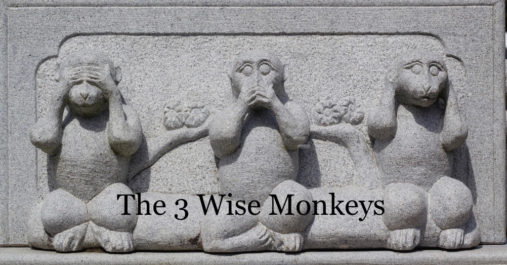 Before you judge - reversing the 3 wise monkeys